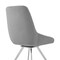 Armen Living Skye Swivel Gray Velvet and Brushed Stainless Steel Dining Room Chairs, PK2 LCSKSIGR - alternate 6